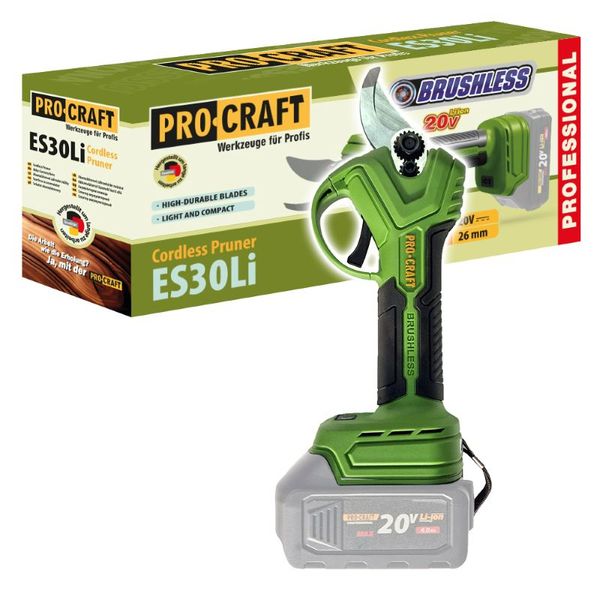 Nůžky zahradní AKU PROCRAFT ES30Libb bez akumulátoru