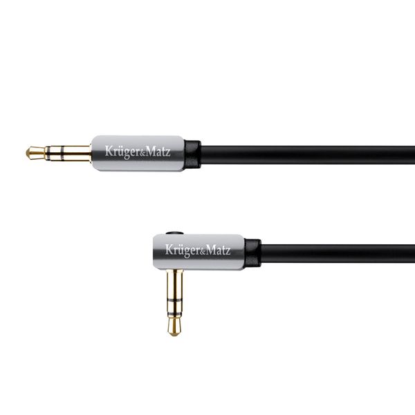Kabel Jack 3,5mm konektor/Jack 3,5mm konektor 1m KRUGER & MATZ KM0312