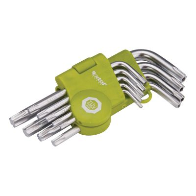 Sada L-klíčů TORX EXTOL CRAFT 66010 9ks