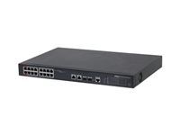 V3 - přepínač - řízený - 16 x 10/100 (PoE) + 2 x gigabitů SFP + 2 x 10/100/1000 (uplink) - desktop - High PoE / PoE (240 W)