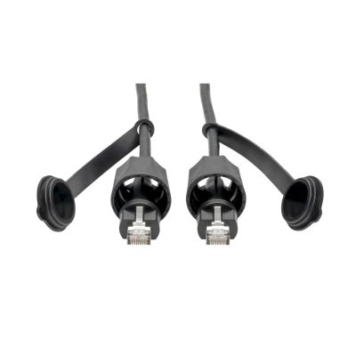Ethernetový kabel odolný IP68, Cat5e/Cat6 STP (RJ45 Samec/Samec), 15.24m