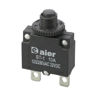 Tepelný nadproudový jistič ST-1 250VAC/10A nebo 32VDC/10A