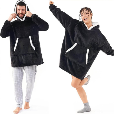 Mikinová deka 4L 10793b Black