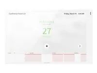 Ovládací panel s dotykovou obrazovkou - 10,1 palce, montáž na stěnu - kabelové - 10/100 Ethernet - smooth white - vláda - kompatibilní s TAA