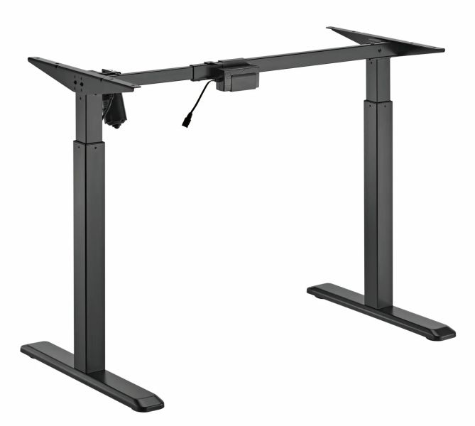 Výškově stavitelná stolová podnož Brateck S03-22DE 1 motor rozsah 710-1190 mm nosnost 80 kg