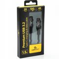 GEMBIRD Premium, Kabel USB-C/USB-C, 100W, 1,5m