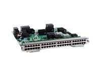 Cisco Catalyst 9400 Series Line Card - Prepínac - 24 x 100/1000/2.5G/5G/10GBase-T (UPOE) + 24 x 10/100/1000 (UPOE) - zásuvný modul - UPOE - repasováno - pro P/N: C9404R-48U-BNDL-1A, C9407R-96U-BDL-EDU, C9407R-96U-BNDL-1A, C9407R-96U-BNDL-1E