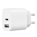 GEMBIRD TA-UC-2AC12-01, Nabíječka, USB/USB-C, 12W