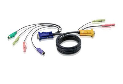 ATEN KVM sdruž. kabel k CS-1732,34,54 PS/2, 1,8m