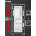 AZZA CSAZ-340 Celesta Gaming Case, PC Skříň
