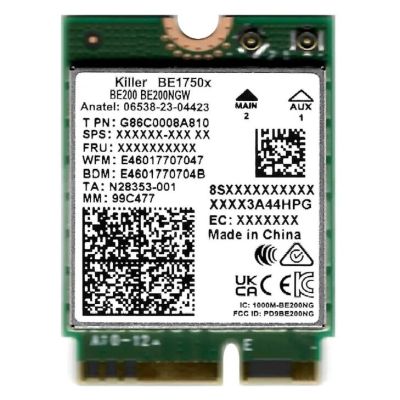 INTEL Killer Wi-Fi 7 BE1750kit M.2 2230 Modul