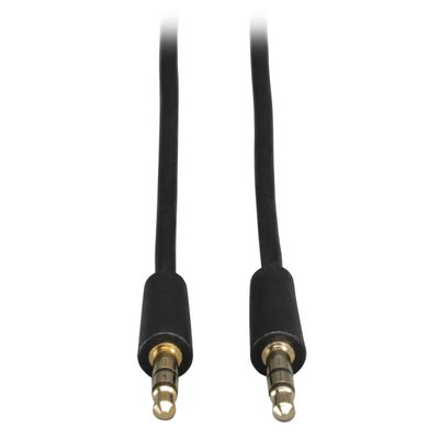 Audio kabel pro mikrofony, reproduktory a sluchátka stereo 3.5mm jack (Samec/Samec), 1.83m