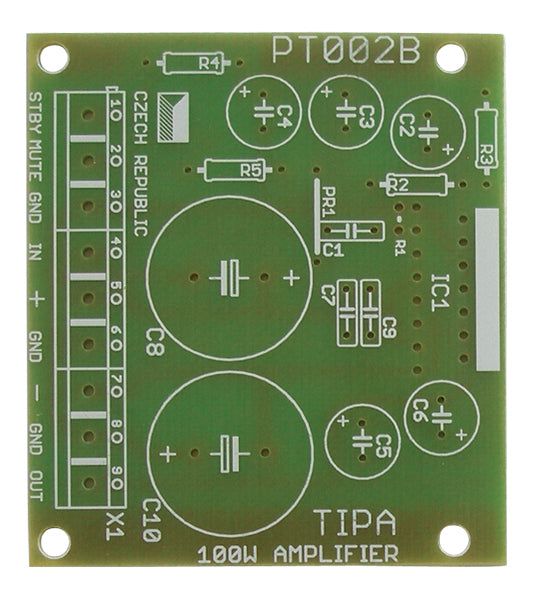 Plošný spoj TIPA PT002B PT003B PT005 PT006 Zesilovač 100W s TDA729x