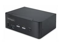 Přepínač KVM / audio / USB - 2 x KVM / zvuk / USB - 1 místní uživatel - desktop - kompatibilní s TAA
