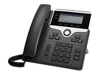 Cisco IP Phone 7821 - Telefon VoIP - SIP, SRTP - 2 linky - uhel - repasováno