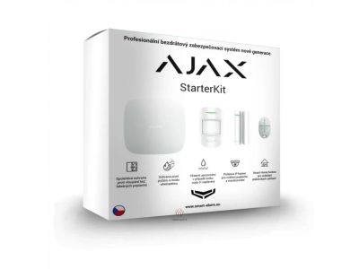 Ajax StarterKit bílý – startovací sada zabezpečovacího systému