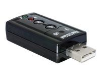 Zvuková karta - 24 bitů - 96 kHz - 7.1 - USB 2.0 - CM6533