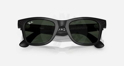 Meta Ray-Ban Gen1 Wayfarer - Matte Black/Clear to Graphite Green Transitions