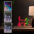 MANTA RGB CAT, LED Neon plexi dekorace