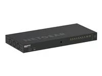 Přepínač - L3 - řízený - 10 x 10/100/1000 (8 PoE+) + 2 x 10 Gigabit SFP+ - proudění vzduchu ze strany na stranu - Lze montovat do rozvaděče - PoE+ (240 W)