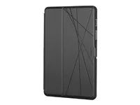 Pouzdro s klopou pro tablet - termoplastický polyuretan (TPU) - černá - 11" - pro Samsung Galaxy Tab S10 FE, Tab S10 Lite, Tab S11, Tab S7, Tab S8, Tab S9, Tab S9 FE