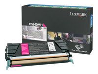 Vysoká výtěžnost - purpurová - originální - kazeta s barvivem LCCP, LRP - pro Lexmark C524, C524dn, C524dtn, C524n, C524tn, C532dn, C532n, C534dn, C534dtn, C534n