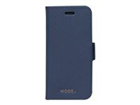 Pouzdro s klopou pro mobilní telefon - kůže Saffiano - mořská modř - pro Apple iPhone 7, 8, SE (2nd generation)