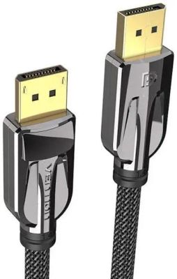 Cable DisplayPort cable 2x male, Vention HCABH 8K 60Hz, 2 m (black)