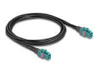 Cable Mini FAKRA Z jack quad to Mini FAK