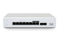 Cisco Meraki MS130-8P - Prepínac - rízený - 8 x 10/100/1000Base-T + 2 x gigabitu SFP - desktop, pro pripevnení na zed - PoE++ (120 W)