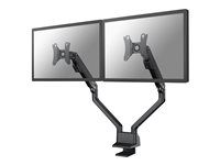 Montážní sada (úchyt na stůl) - plný pohyb - pro 2 LCD displeje - černá - velikost obrazovky: 10"-32" - upevnění svorkou, průchodka