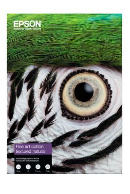 Epson Fine Art Cotton Textured Natural A4, 25 s.