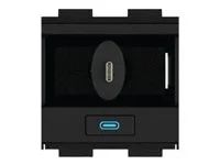 Systém pro zatahování kabelu - USB typu C - černá - pro P/N: FT2-202-ELEC-PTL-B, FT2-500-ELEC-PTL-B