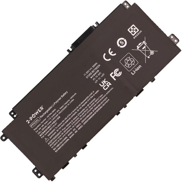 2-POWER Baterie 11,55V 3400mAh pro HP Pavilion 13-bb1000 series , HP Pavilion 14-dv0000 series
