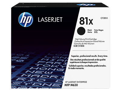 HP 81X tisková kazeta černá velká, CF281X