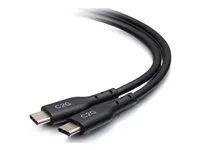 USB 2.0 (480Mbps) - USB kabel - USB-C (M) do USB-C (M) - USB 2.0 - 20 V - 5 A - 50 cm - černá
