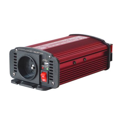 Měnič napětí GETI GPI 312 12V/230V 300W USB