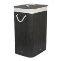 Koš na prádlo G21 Bambus 72l Black