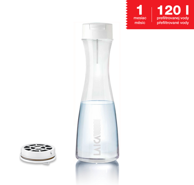 Laica Filtrační karafa Flow´n go GlaSSmart B31AA, bílá