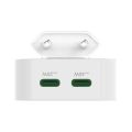 HAMA GaN, Rychlonabíječka, 2x USB-C PD/QC, 40W, bílá