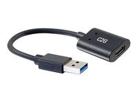 SuperSpeed USB Adapter - 5Gbps - F/M - USB adaptér - USB-C (F) reverzní do USB typ A (M) - USB 3.0 - 15.2 cm - lisovaný - černá