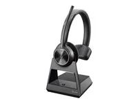 Savi 7300 series - náhlavní souprava - náhlavní - DECT - bezdrátový - adaptér USB-A přes DECT - černá - certifikováno UC, certifikováno pro Microsoft Teams