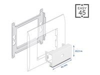 Easy 45 Module Plate Round cut-out M6 4