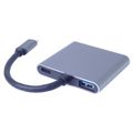 MEGATECH 4v1, Dokovacia stanica, USB-C