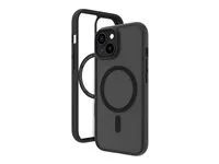 Zadní kryt pro mobilní telefon - kompatibilita s MagSafe - plast - černá - pro Apple iPhone 13, 14, 15, 16e, 17e