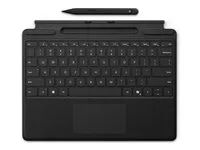 Klávesnice - s trackpad, akcelerometr, zásobník pro nabíjení a skladování Surface Slim Pen 2 - QWERTY - anglická - černá - s Slim Pen 2 - pro Microsoft Surface Pro 8, Pro 8 for Business, Pro 9, Pro 9 for Business, Pro 10 for Business, Pro (11th Edition), Pro for Business (11th Edition)