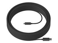USB kabel - USB typ A (M) do USB-C (M) - USB 3.2 Gen 2 - 25 m - plénum, Active Optical Cable (AOC) - pro Room Solution Huddle, Large