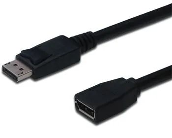 PremiumCord DisplayPort predlžovací kábel M/F 2m