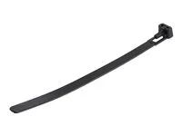 6  Reusable Cable Ties Nylon 100 Pack - CBMZTRB6BK
