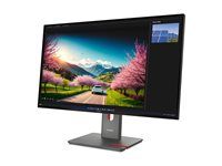 LED monitor - 32" (31.5" zobrazitelný) - 3840 x 2160 4K @ 120 Hz - IPS - 350 cd/m² - 1500:1 - HDR10 - 4 ms - Thunderbolt 4, HDMI, DisplayPort - havraní čerň - s ThinkVision VoIP stack MC60 monitor s webovou kamerou